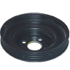 Water pump pulley logo