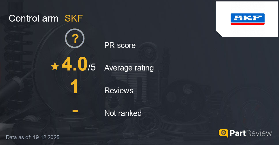 Reviews of SKF control arm