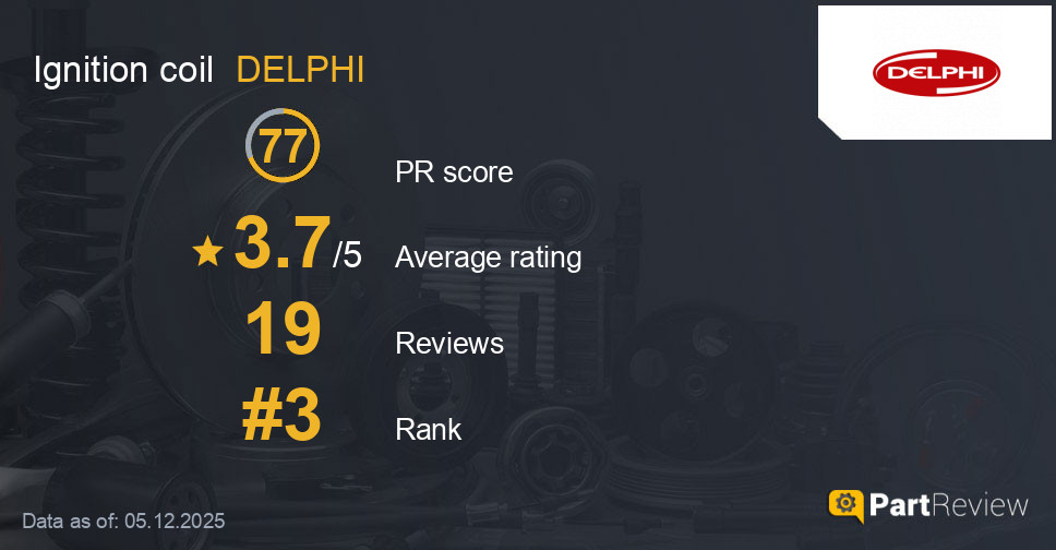 Reviews of DELPHI ignition coil
