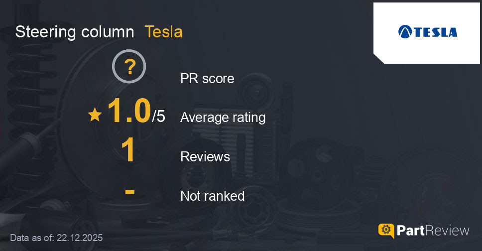 Reviews of Tesla steering column