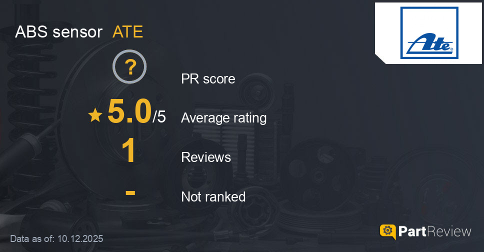 Reviews of ATE ABS sensor
