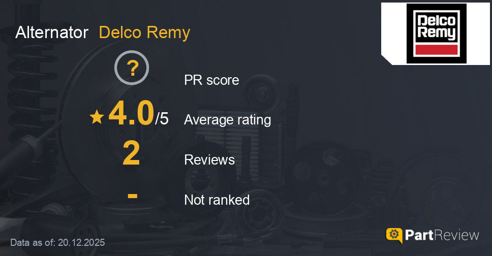 Reviews of Delco Remy alternator