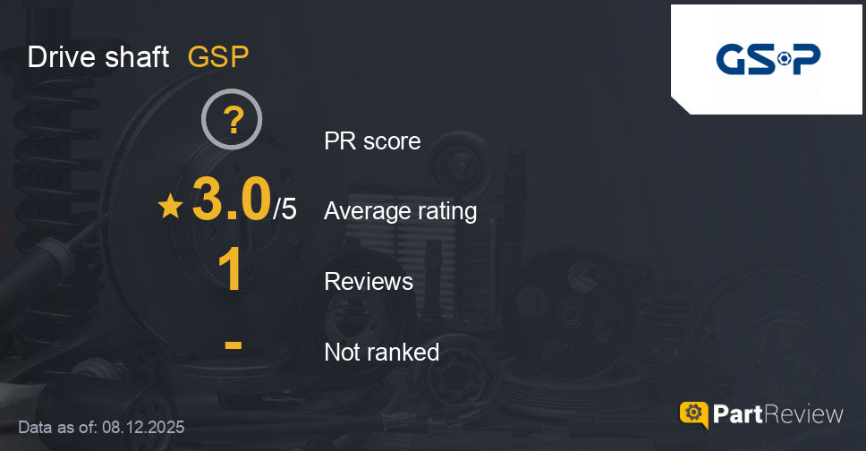 Reviews of GSP drive shaft