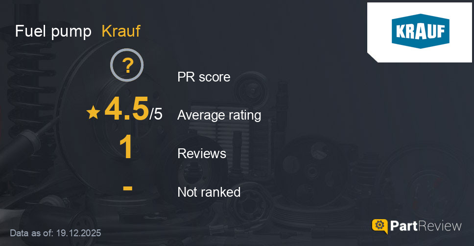 Reviews of Krauf fuel pump