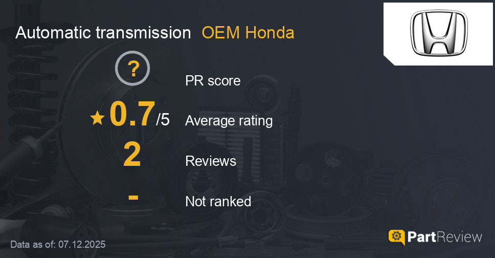 Reviews of OEM Honda automatic transmission
