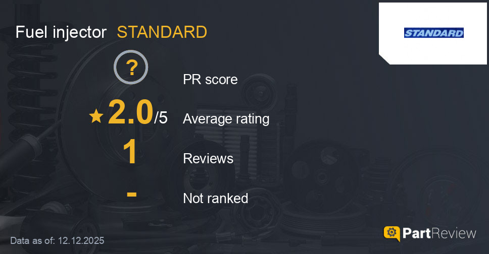 Reviews of STANDARD fuel injector