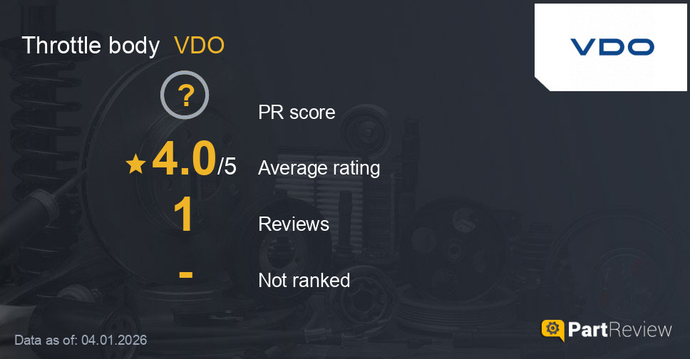 Reviews of VDO throttle body