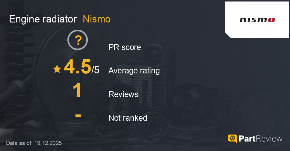 Reviews of Nismo engine radiator