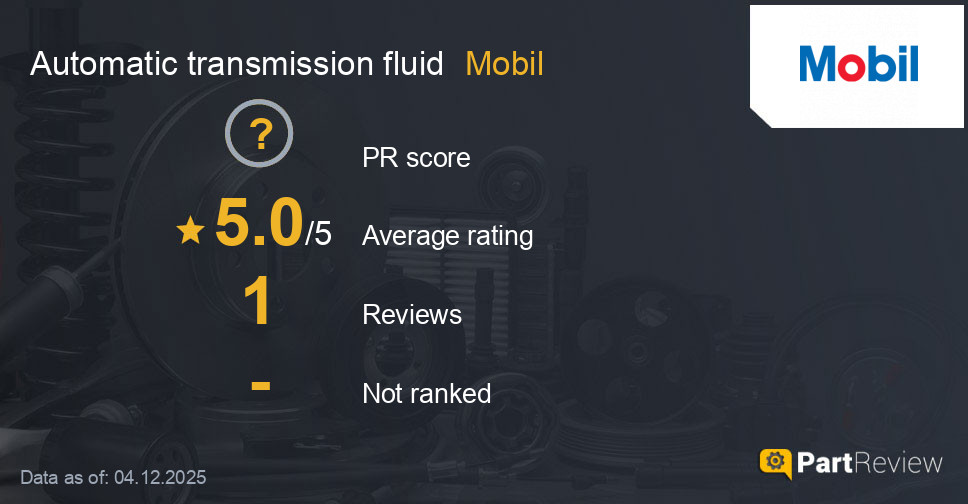 Reviews of Mobil automatic transmission fluid