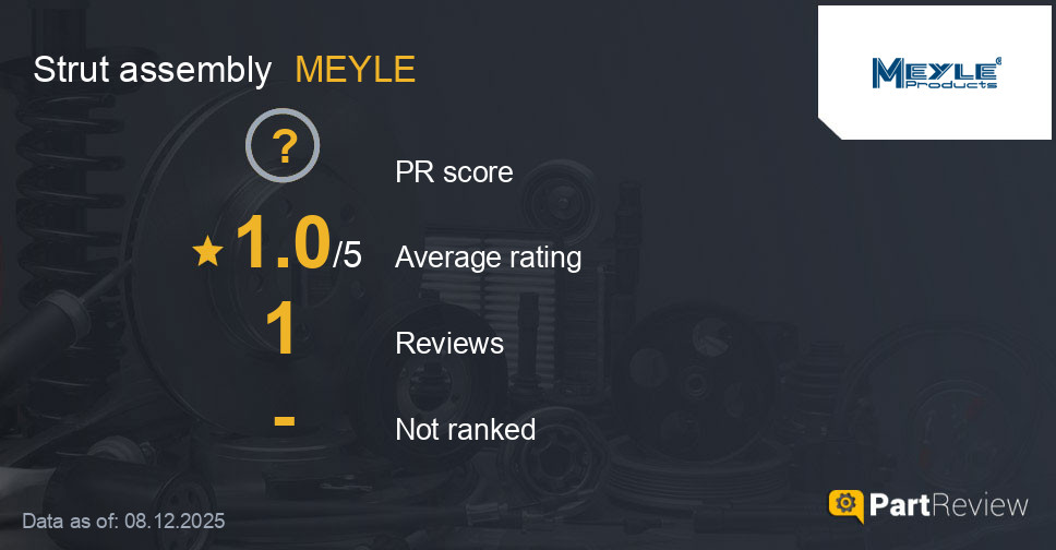 Reviews of MEYLE strut assembly