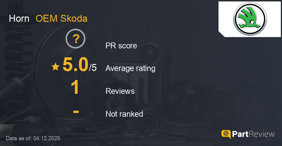 Reviews of OEM Skoda horn