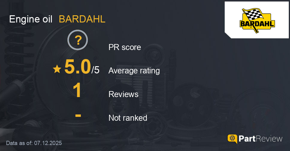 Reviews of BARDAHL engine oil