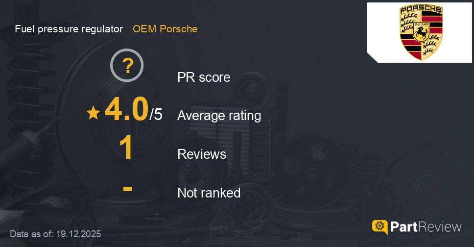 Reviews of OEM Porsche fuel pressure regulator