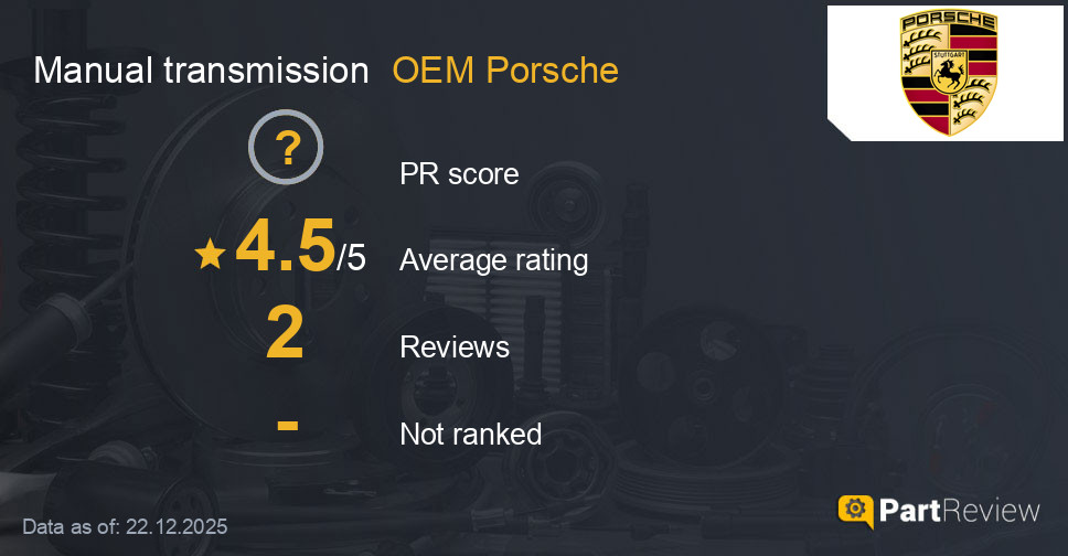 Reviews of OEM Porsche manual transmission