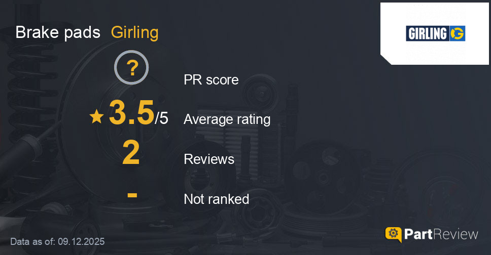 Reviews of Girling brake pads