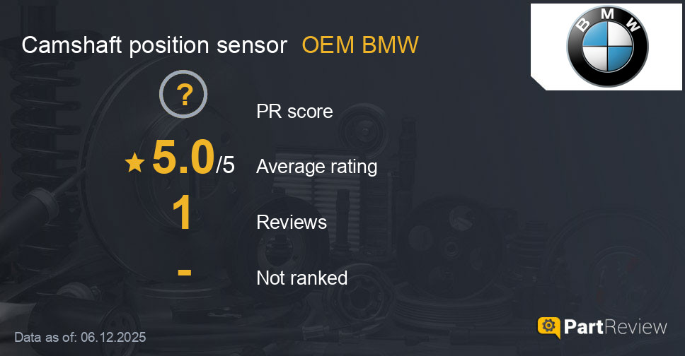 Reviews of OEM BMW camshaft position sensor