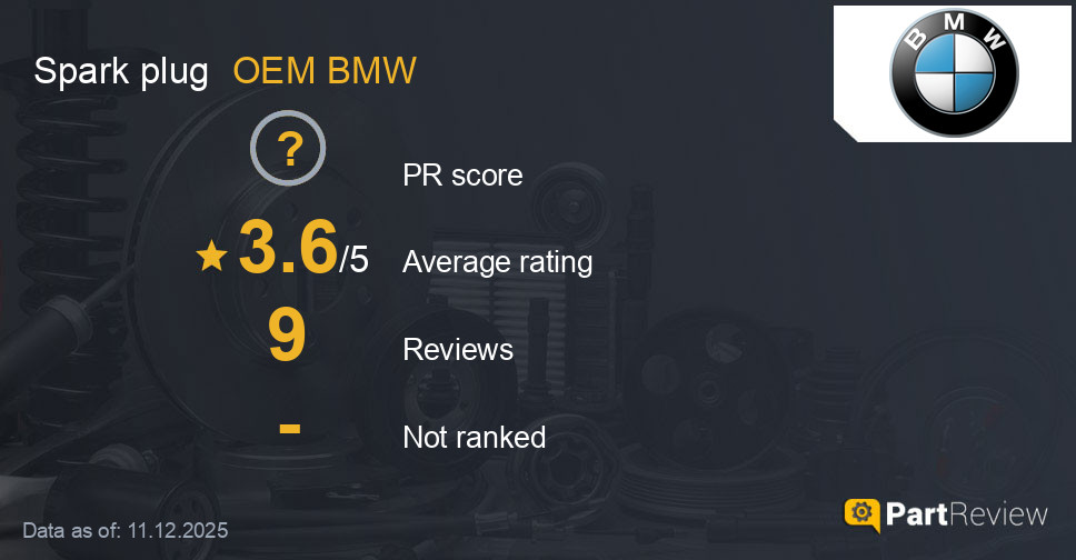Reviews of OEM BMW spark plug