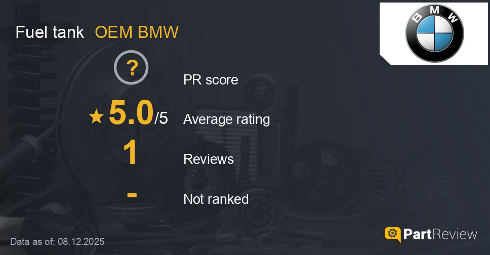 Reviews of OEM BMW fuel tank