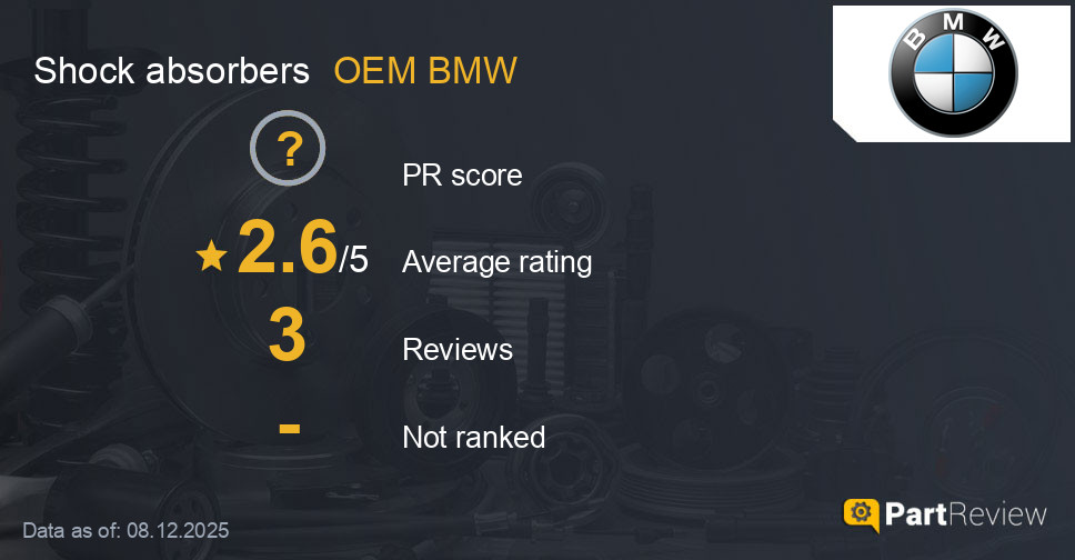 Reviews of OEM BMW shock absorbers