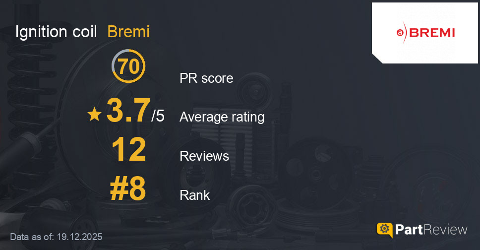 Reviews of Bremi ignition coil
