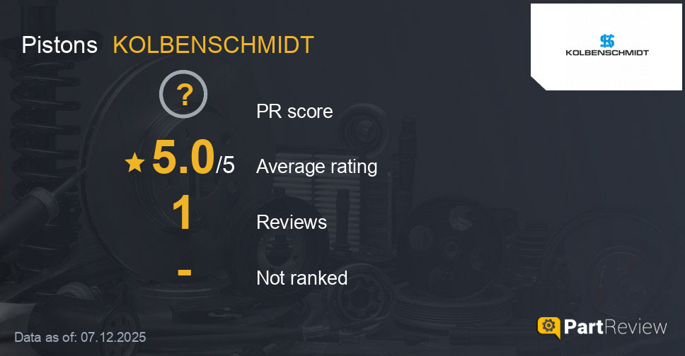 Reviews of KOLBENSCHMIDT pistons
