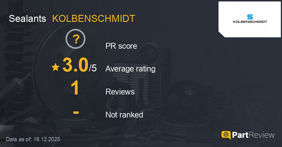 Reviews of KOLBENSCHMIDT sealants