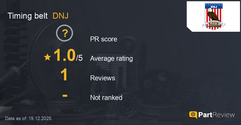 Reviews of DNJ timing belt