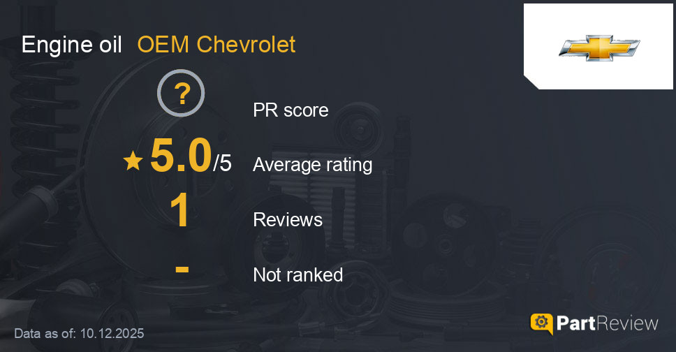 Reviews of OEM Chevrolet engine oil
