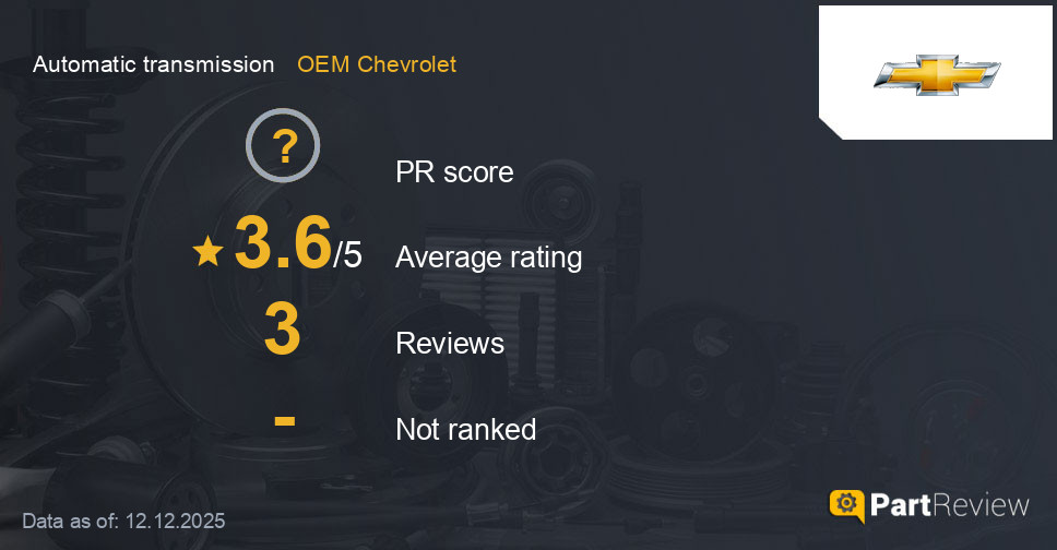 Reviews of OEM Chevrolet automatic transmission