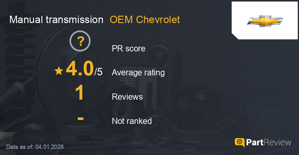 Reviews of OEM Chevrolet manual transmission