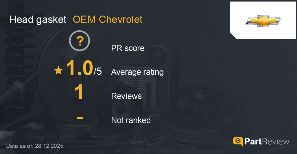 Reviews of OEM Chevrolet head gasket