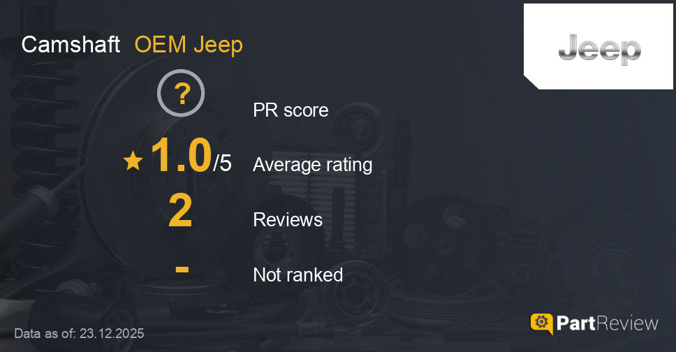 Reviews of OEM Jeep camshaft