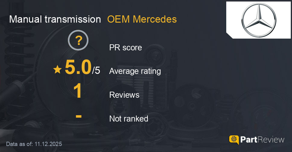Reviews of OEM Mercedes manual transmission
