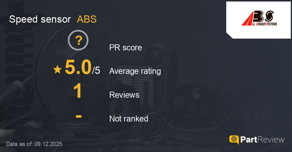 Reviews of ABS speed sensor