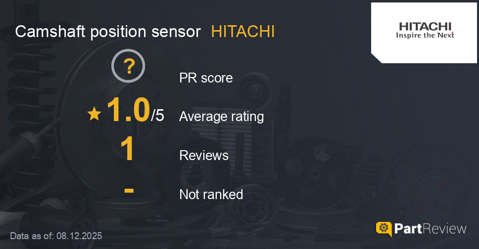 Reviews of HITACHI camshaft position sensor