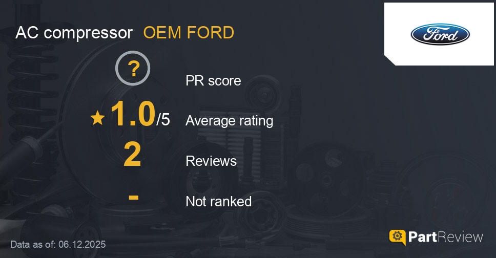 Reviews of OEM FORD AC compressor