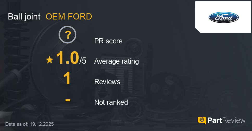 Reviews of OEM FORD ball joint