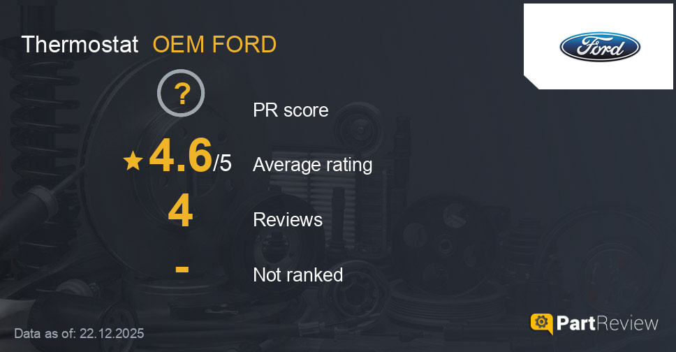Reviews of OEM FORD thermostat