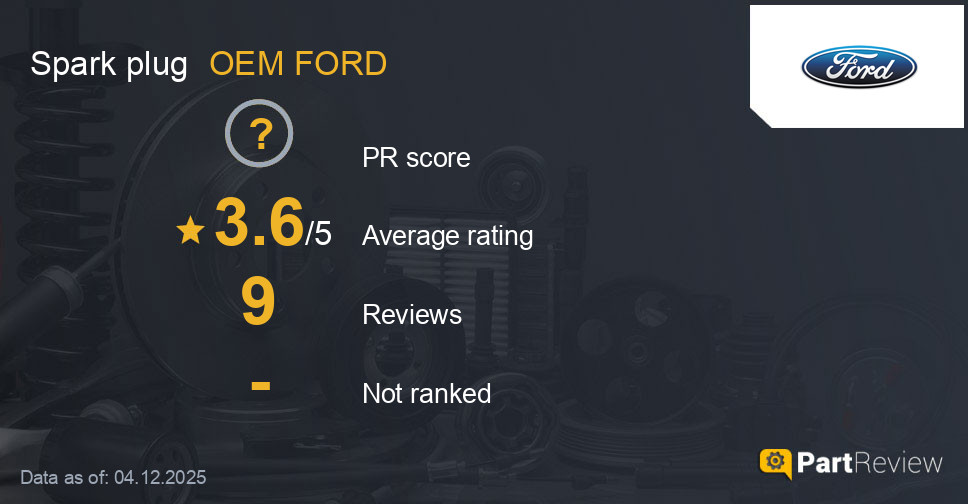 Reviews of OEM FORD spark plug