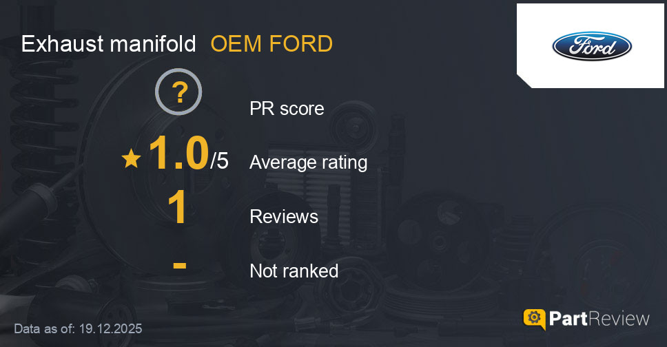 Reviews of OEM FORD exhaust manifold