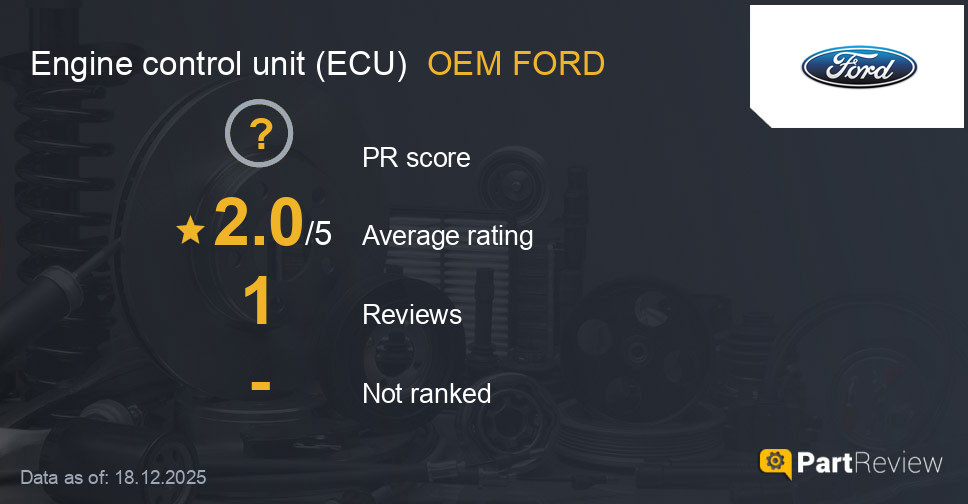 Reviews of OEM FORD engine control unit (ECU)