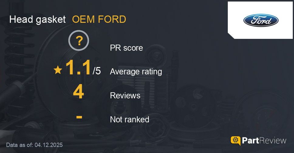 Reviews of OEM FORD head gasket