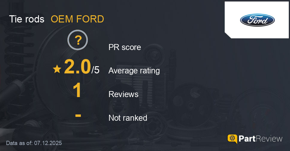 Reviews of OEM FORD tie rods