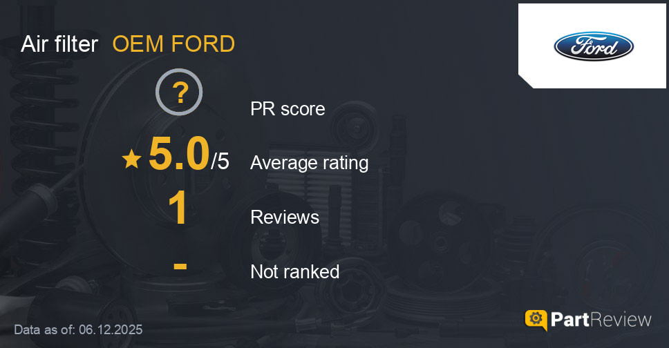 Reviews of OEM FORD air filter