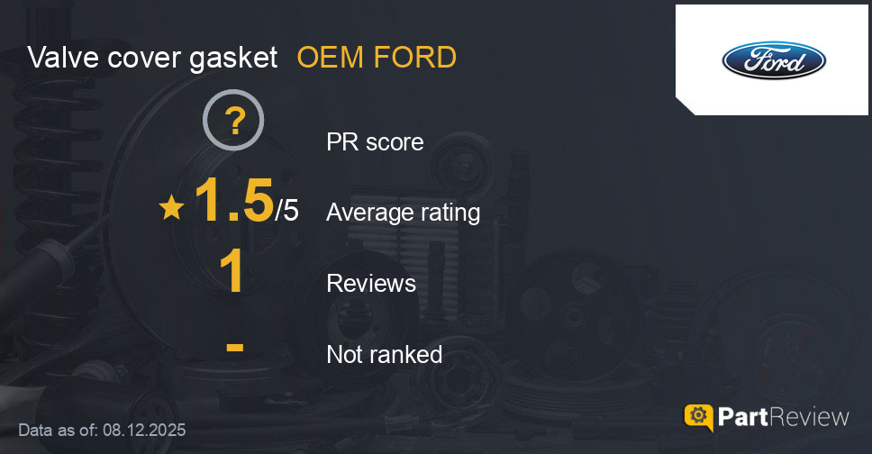 Reviews of OEM FORD valve cover gasket
