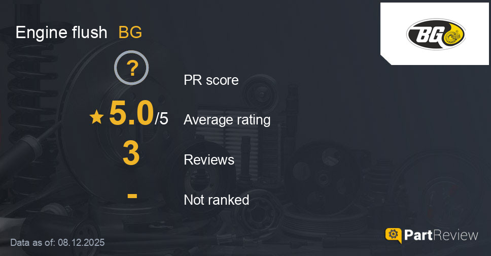 Reviews of BG engine flush