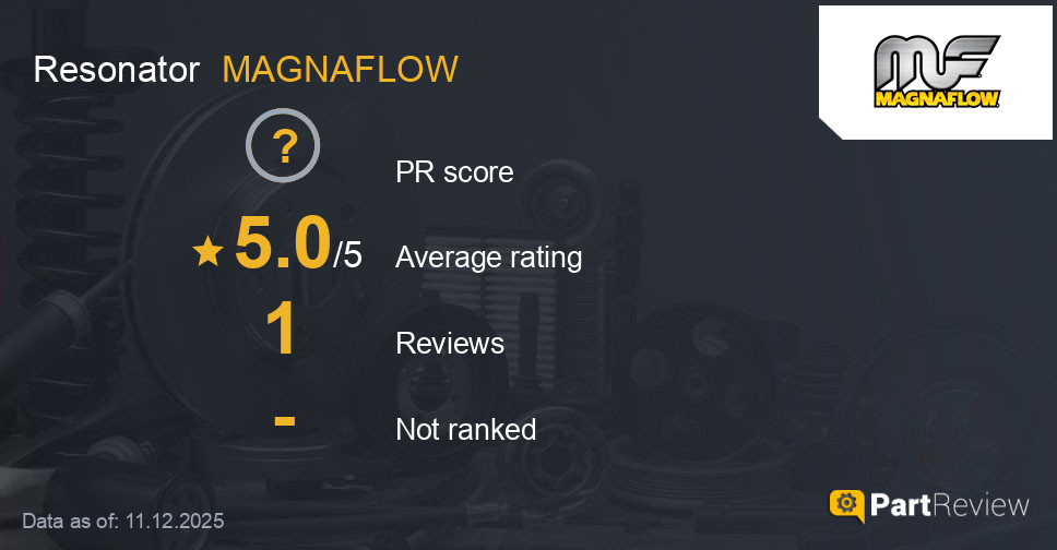 Reviews of MAGNAFLOW resonator