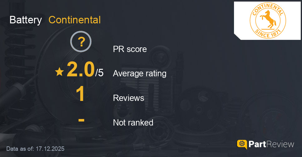 Reviews of Continental battery