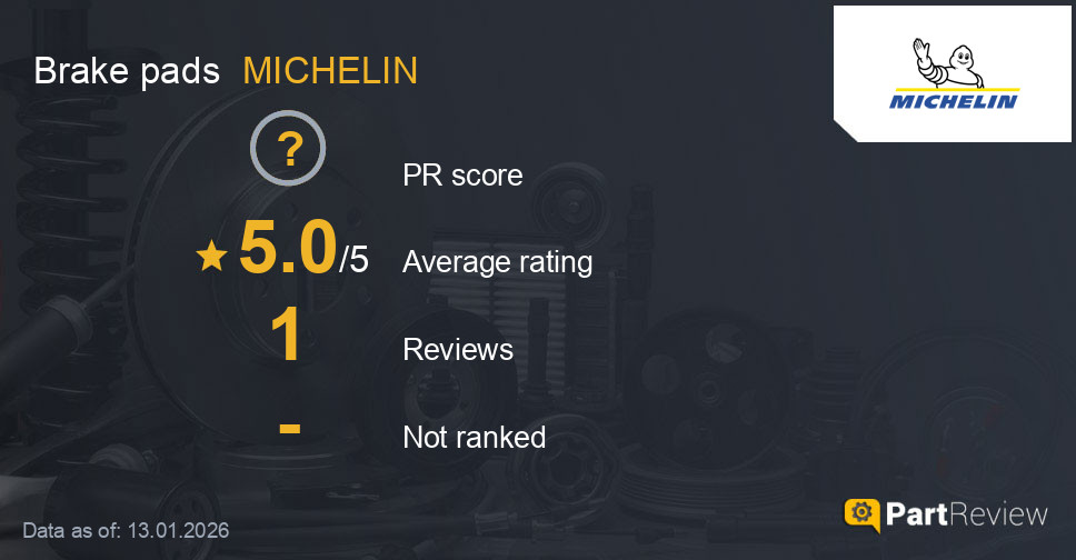 Reviews of MICHELIN brake pads