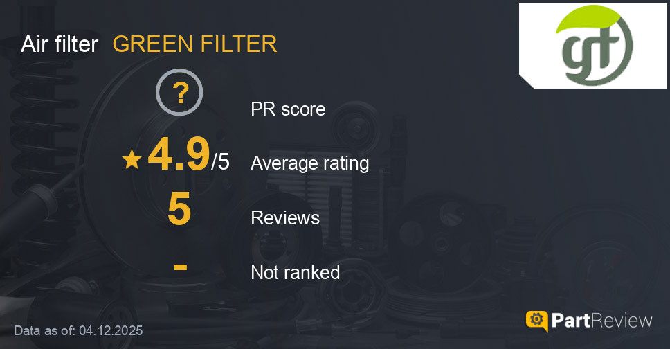 Reviews of GREEN FILTER air filter